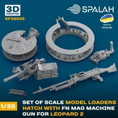 SPALAH 36535 1/35 Set of scale model “Loader hatch with machine gun FN MAG