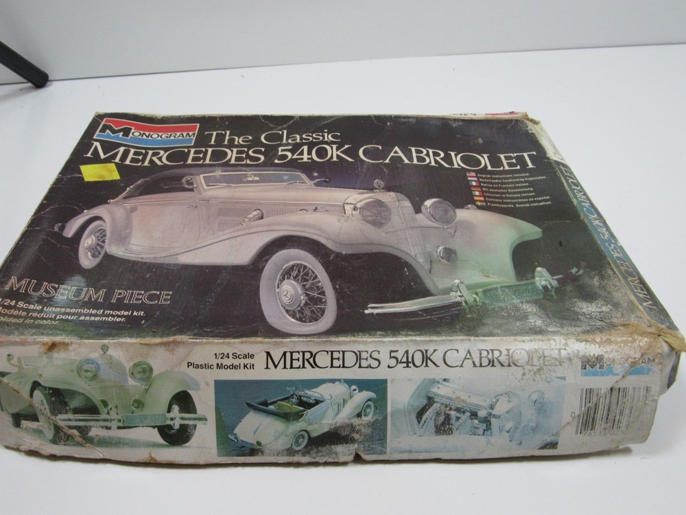 Monogram The Classic Mercedes 540K Cabriolet Car Model Kit
