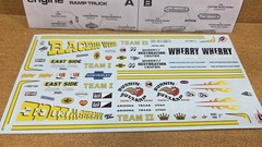 1972 Chevy Ramp Truck DECALS & INSTRUCTIONS 1:25 Scale MPC NEW Model PARTS