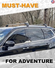 Snailfly Fit for Lincoln Aviator 2019-2025 Silver Lockable Roof Rack Cross Bars