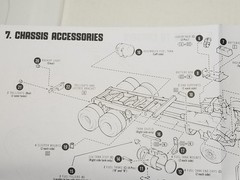 Kenworth W-925 FUEL TANK MOUNTS from AMT 1:25 Model Kit