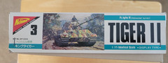 NICHIMO 1:35 SCALE WORLD WIDE MEMORIAL TANKS-TIGER II-PREOWNED *VINTAGE*