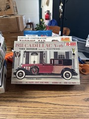 4 Johan 1/25 Kits 31 Cady, 35 Mercedes, 31 Teddy Fleetwood, Chrysler Turbine Car