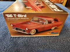 Monogram ’56 T-Bird 1/24th Scale. RED Unassembled Kit.