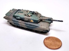 Takara 1/144 WTM Special Edition JGSDF Type 90 In two-tone camouflage.