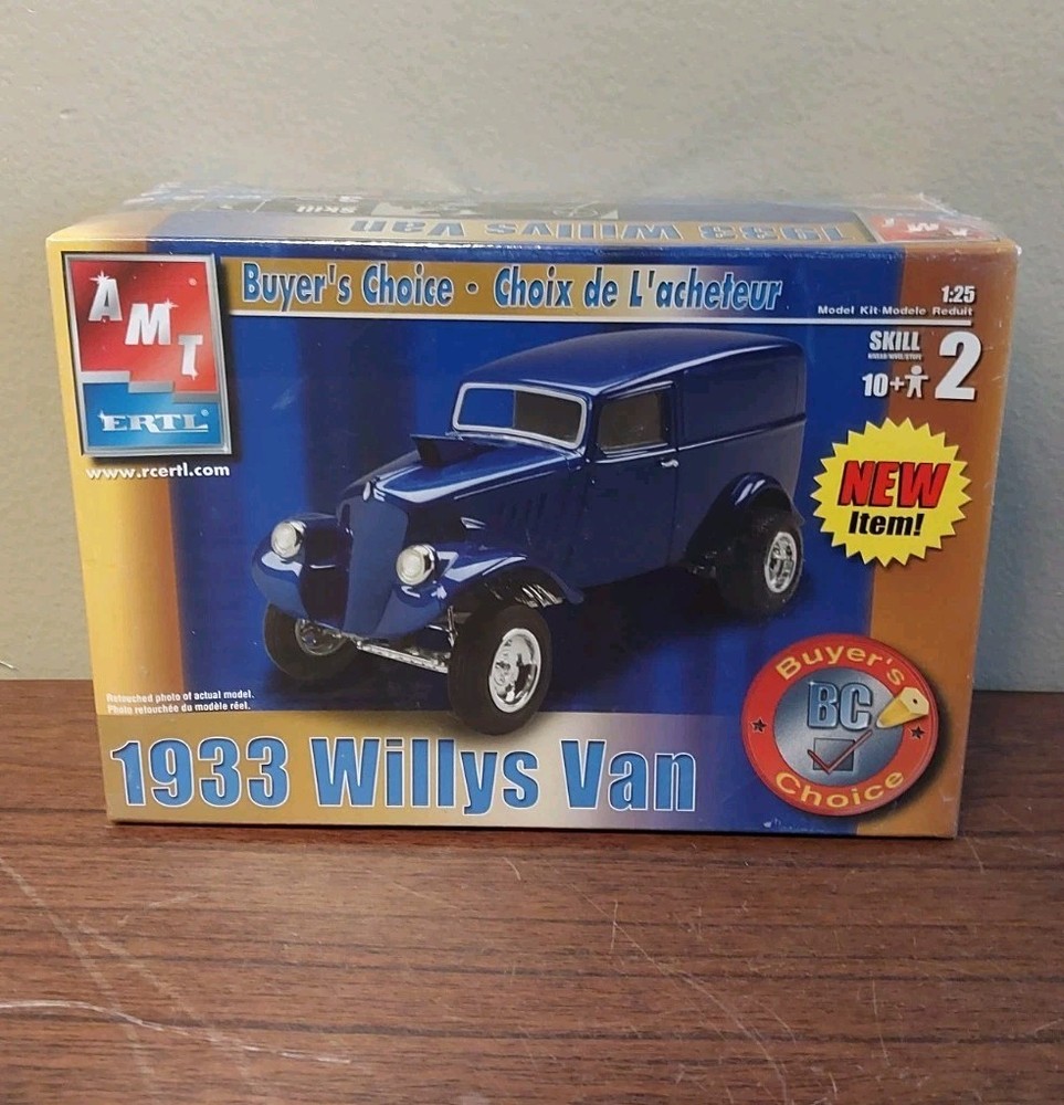 AMT 1933 Willy’s Van Buyer’s Choice Kit # 31566 Factory Sealed 1:25