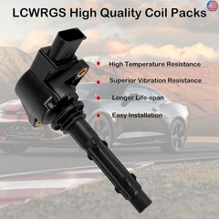 Set of 6 Ignition Coil Pack Spark Plugs Fits for 2006 2007 2008 2009 2010 2011
