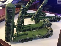 Set of 4 Dongfeng 21D missile vehicle military tank model 6 1/2-7in long
