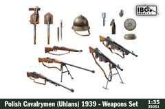 1/35 IBG 35051 Polish Cavalrymen (Uhlans) 1939 – Weapons Set