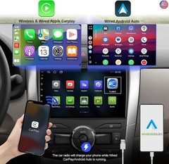 2+32G Android 13 Double Din Car Stereo for Toyota Corolla 2009-2013 with 9 Inch