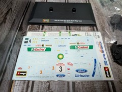 Bburago BP Ford ABU Dhabi Rally Car Diecast Model Kit Mikko Hirvonen 2008