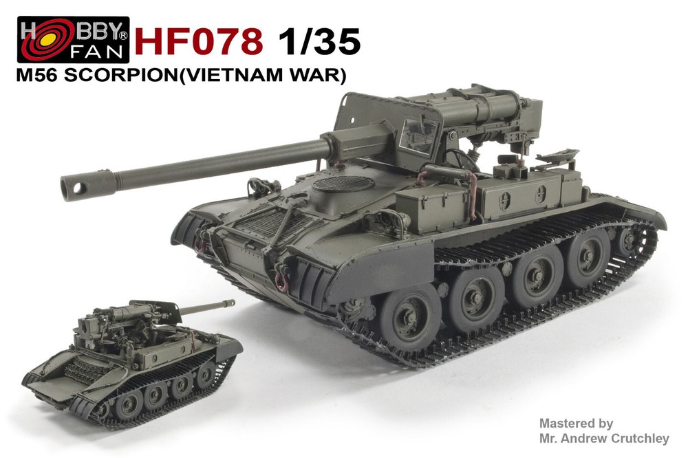 Hobby Fan 1/35 HF-078 US M56 Scop+rpion (Vietnam War)