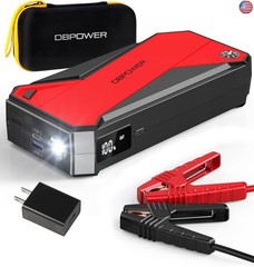 DBPOWER Peak 3000A 18000mAh Portable Car Jump Starter (up to 8.0L Gas, 6.0L