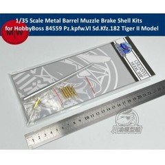 1/35 Pz.kpfw.VI Sd.Kfz.182 Tiger II Metal Barrel Muzzle Brake fo HobbyBoss 84559
