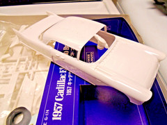 Super detail- 1:32 1957 Cadillac Eldorado Brougham model kit GUNZE SANGYO Japan