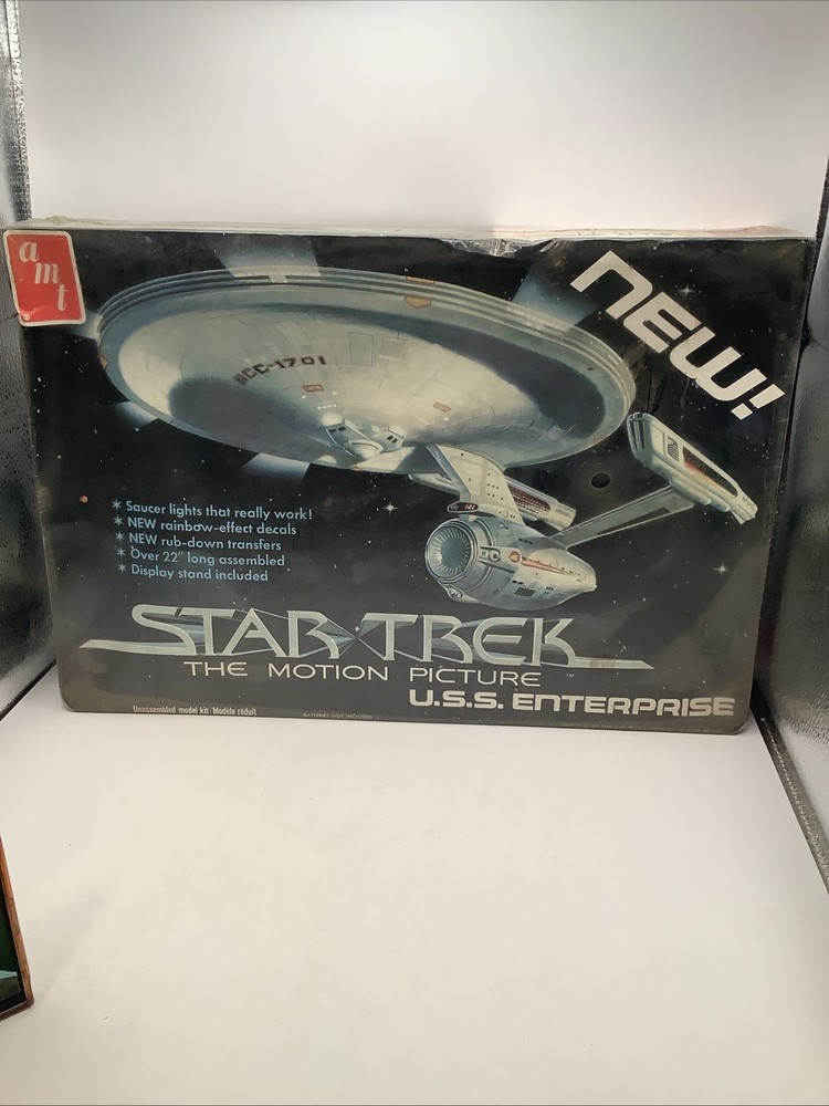 AMT Scale U.S.S. Enterprise From “Star Trek Motion Picture” Read Descrip.
