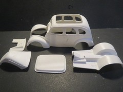 48′ Anglia 4 Door 1/25 Resin Bodyl from Fremont Racing Specialties