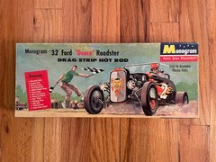Vintage Monogram ‘32 FORD Deuce Drag Strip Hot Rod Box