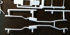 1968 Dodge Dart 426 Hemi 1/25 frame chassis axle rear end suspension exhaust 68
