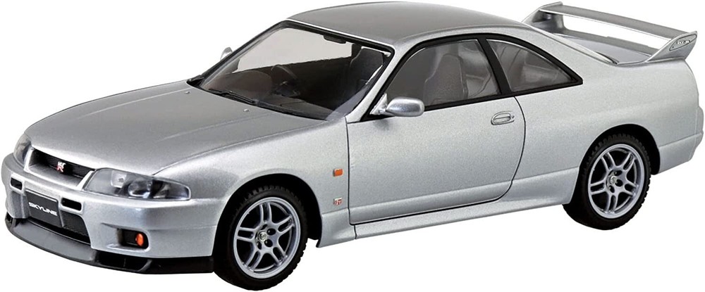 Aoshima 1/32 THE SNAP KIT SERIES NISSAN R33 SKYLINE GT-R Silver Model Kit 15-D
