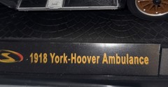 SIGNATURE MODEL’S 1918 York-Hoover Ambulance