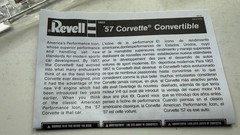 Monogram 1957 Corvette Convertible 1:24 Unassembled Model Kit 10852 2023 Hardtop