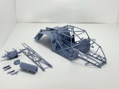 3D Printed 25.1 Drag Chassis for AMT 1955 Chevy Kit – Fits Tri-Five Models