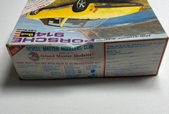 Vintage Revell Porsche 914 Yellow 1/25 Scale Plastic Model Kit S-3104 1973 As Is