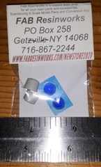 FAB Resinworks 24115 24/25th  Early Gumball style Police Lights 4 Color Choices