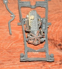 Hubley 1930 Packard Roadster #4860, Metal & Plastic Parts, Missing Chrome Parts