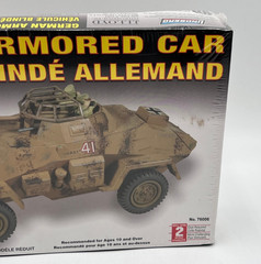 Lindberg Sd.Kfz. 222 German Armored Car 1/35 WWII Military Model Kit No. 76006
