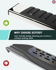 SCITOO 6 Inches Nerf Bar Running Boards Fit for 2019-2023 for Chevrolet