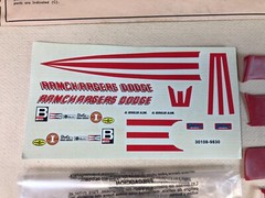 OPEN BOX MPC 1:25 Scale Model Kit RAMCHARGERS DRAGSTER TRANSPORT TRUCK 710-300