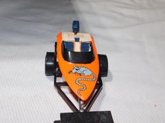 1970s REVELL RIVER RAT Model Kit Chevy Luv Pickup Boat Trailer BUILT ORANGE