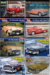 1955 Chevrolet Bel Air HOOD for Revell Monogram 1:25 Model Kit 55 Chevy