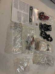 Vintage Metal Die Cast Testors 1957 Corvette Model Car Kit Snap Chevrolet Chevy