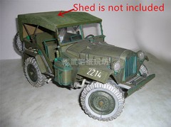 Soviet Military Vehicle Jeep GAZ-67 1:25 Scale DIY Handcraft Paper Model Kit