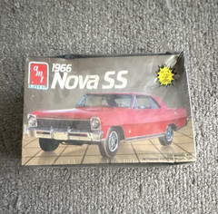 AMT 1966 Nova SS 1:25 Unassembled Not Painted Chevrolet Car Model Kit