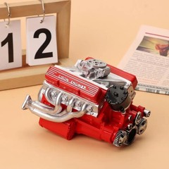V8 Combustion Engine Motor Engineering Model Toy Internal DIY Hobby AIA