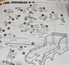 PETERBILT WRECKER BOOM 1/25 Scale AMT NEW Model Kit Parts
