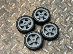 Resin 20 Inch: “Porsche SportClassic” Model car Wheels/Tires 1/24 1/25 scale