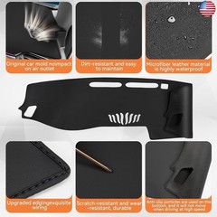 Dashboard Cover Compatible with Kia Sportage 2023 2024 2025,Leather Material