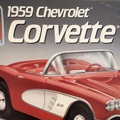 AMT ERTL 1/25 Model 🔥1959 Chevrolet Corvette🔥2-Way Build Sealed Parts 🏆