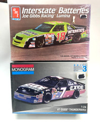 Vintage Lot of 10 BRAND NEW 1:24 1:25 NASCAR Model Cars AMT Revell Monogram NOS