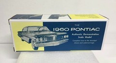 1960 Pontiac Bonneville Wide Track Dealer Promo Model REPLICA BOX ONLY..NO CAR
