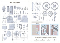 1901 Burrell Compound Traction Engine (3d print. model kit) 1/16 ScaleX SX-16001