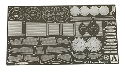 Aoshima 1/24 Supercar Detail Up Parts No.7 Pagani Huayra Model kit Parts Japan