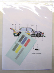 Decalpool 1/24 BMW 320i Art Car Roy Lichtenstein Le Mans 1977 Decal Sheet DP313