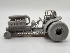 Mini V12 Pulling Tractor 1/25 Scale Resin Model Kit