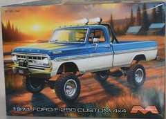 MOEBIUS 1971 F-250 CUSTOM 4×4 2567 ⭐PARTS⭐ CHROME FRONT GRILLE+MORE 1:25